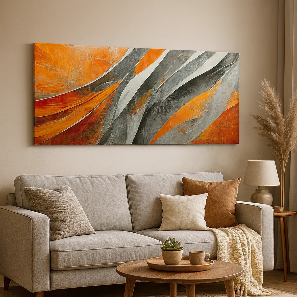 Canvas picture - Heat and Coolness - 30x30 cm
