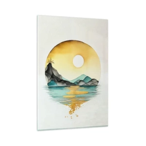 Glass picture - In the Circle of Beauty - 80x120 cm