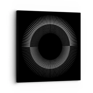 Canvas picture - Black Sun - 30x30 cm