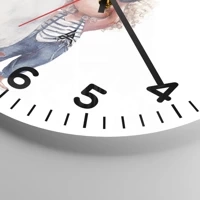 Clock face with numbers