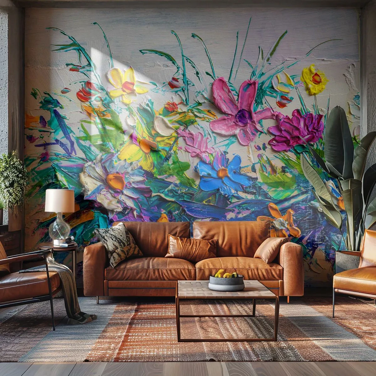 Photo Wallpaper Standard Eco - Not So Still Nature - Flowers, Bouquet of flowers, Garden - 250x175 cm