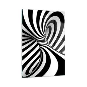 Glass picture - Composition: Dancing Space  - 50x70 cm
