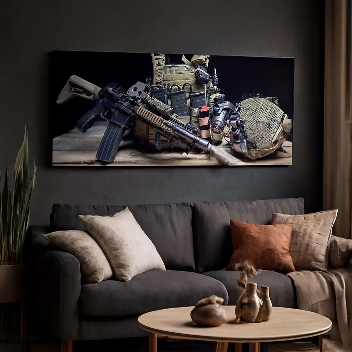 Canvas picture - At Ease - 100x40 cm