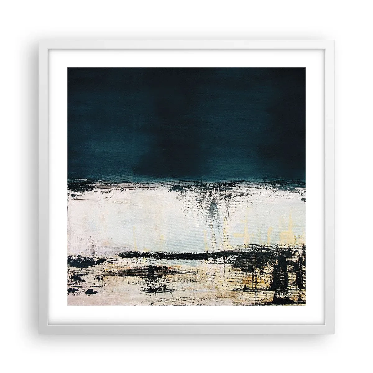 Poster in white frmae - Horizontal Compostion - 50x50 cm