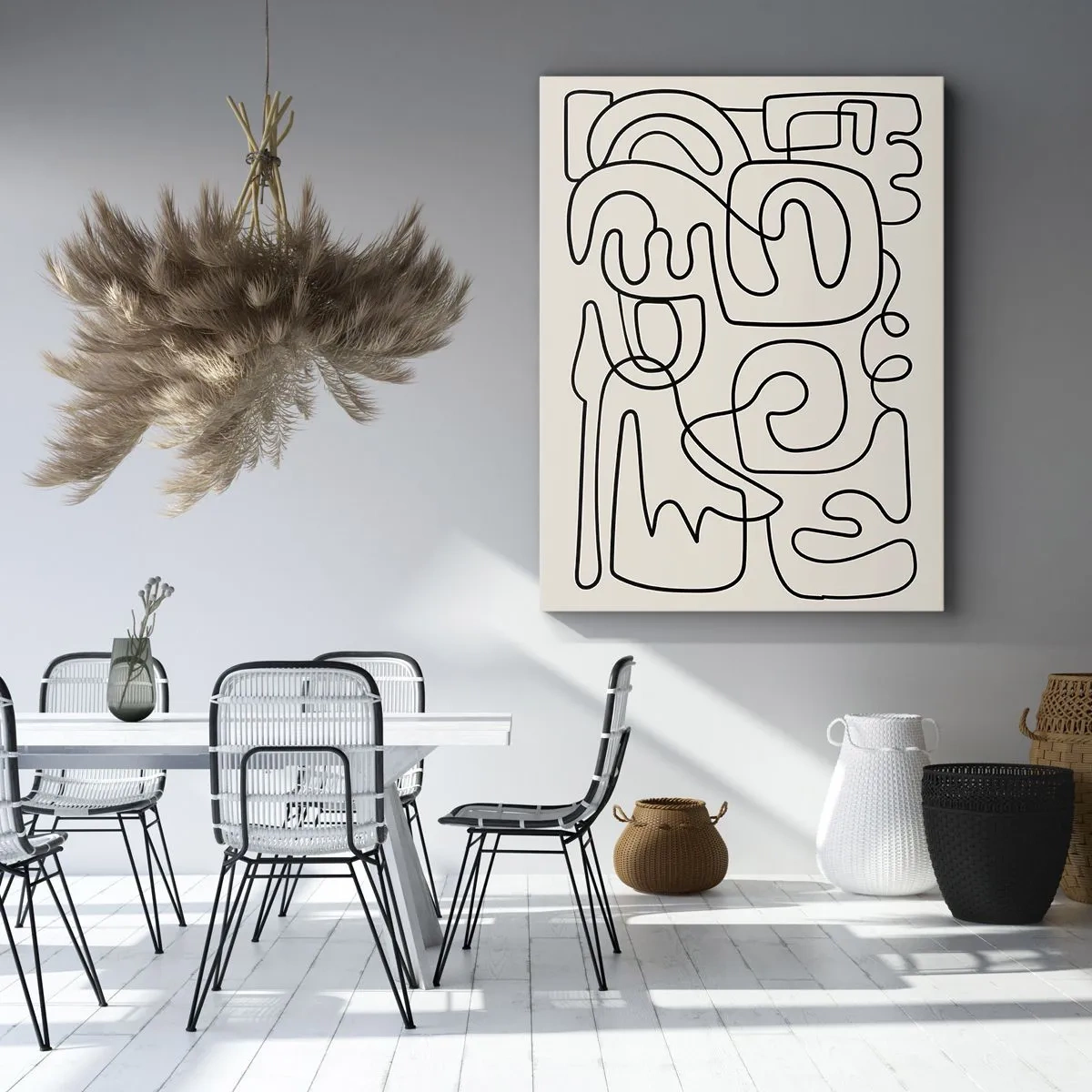 Canvas picture - Tracing - 45x80 cm