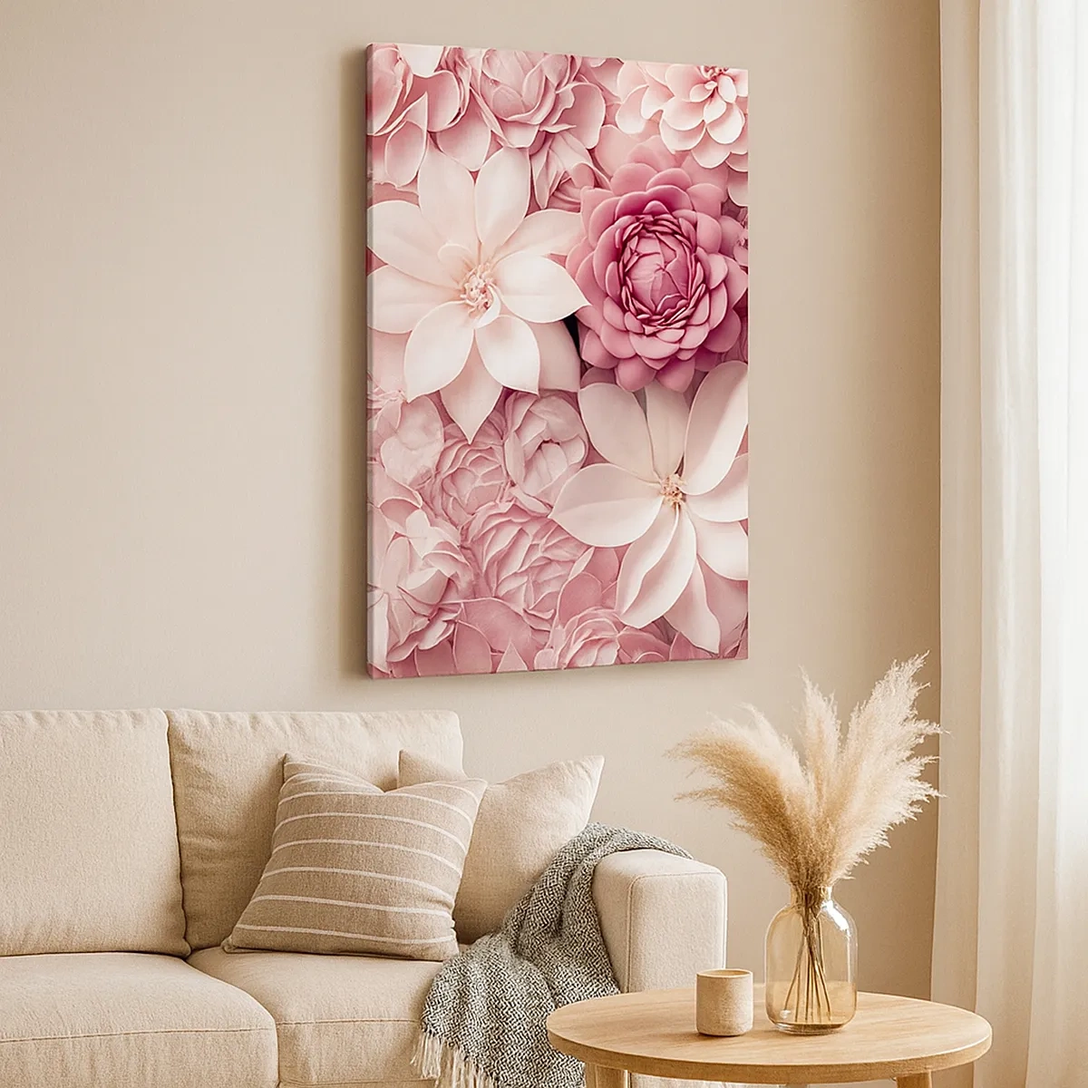 Canvas picture - In Pink Petals - 50x70 cm