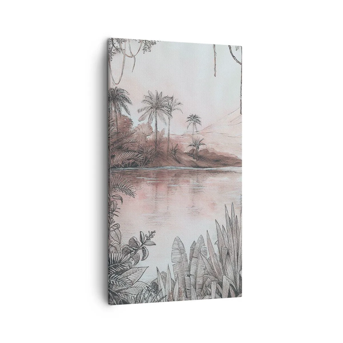 Canvas picture - Diary of a 19th Century Explorer - 45x80 cm