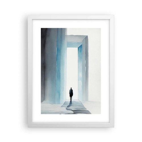 Poster in white frmae - Live Without Limitations - 30x40 cm