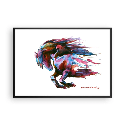 Poster in black frame - In Elation - 100x70 cm