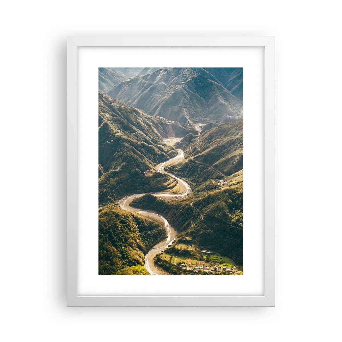 Poster in white frmae - Straight from the Heart of the Mountains - 30x40 cm