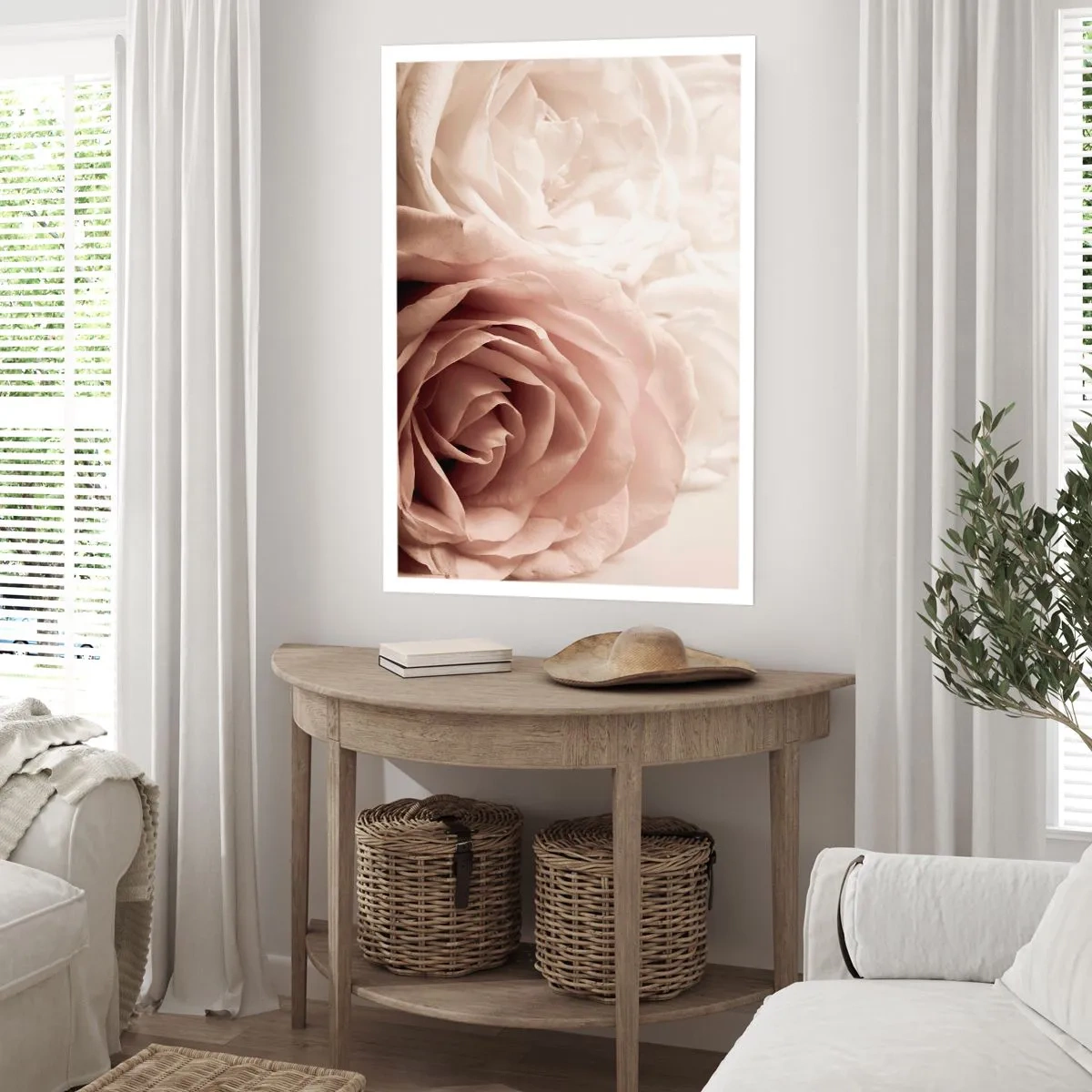 Poster - In the Heart of a Rose - 50x70 cm