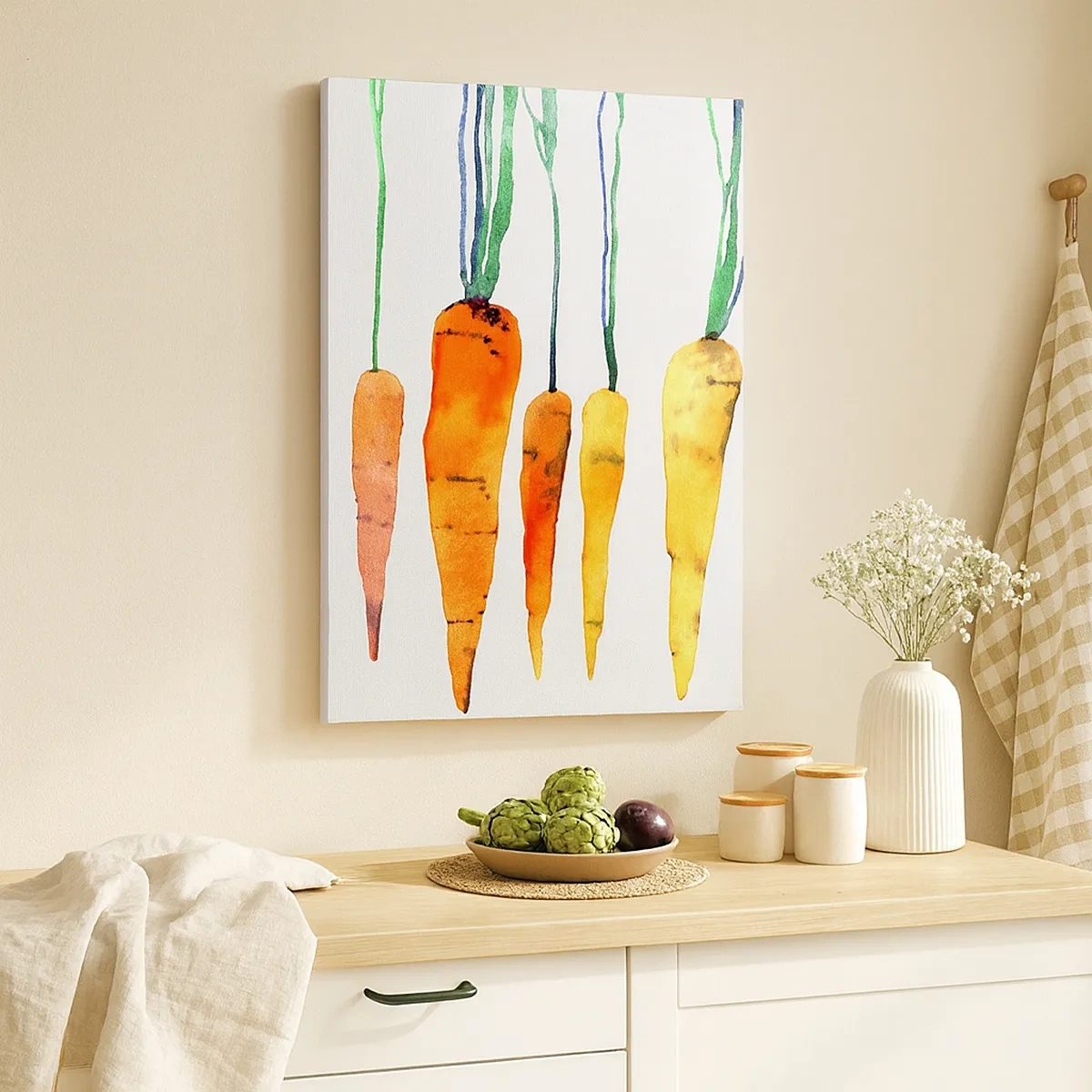 Canvas picture - Beauty of Common Carrot - 50x70 cm