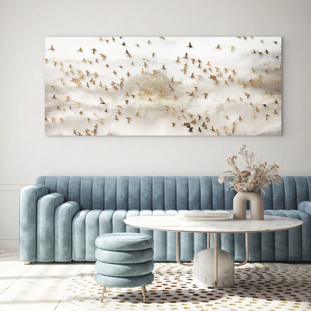 Glass picture - It Is Time - 100x40 cm