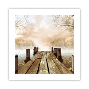 Poster - Gentle Sadness of Autumn - 40x40 cm