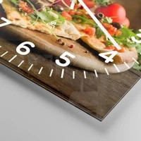 Clock face with numbers