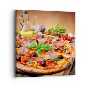Canvas picture - With a Real Italian Flavouring - 40x40 cm
