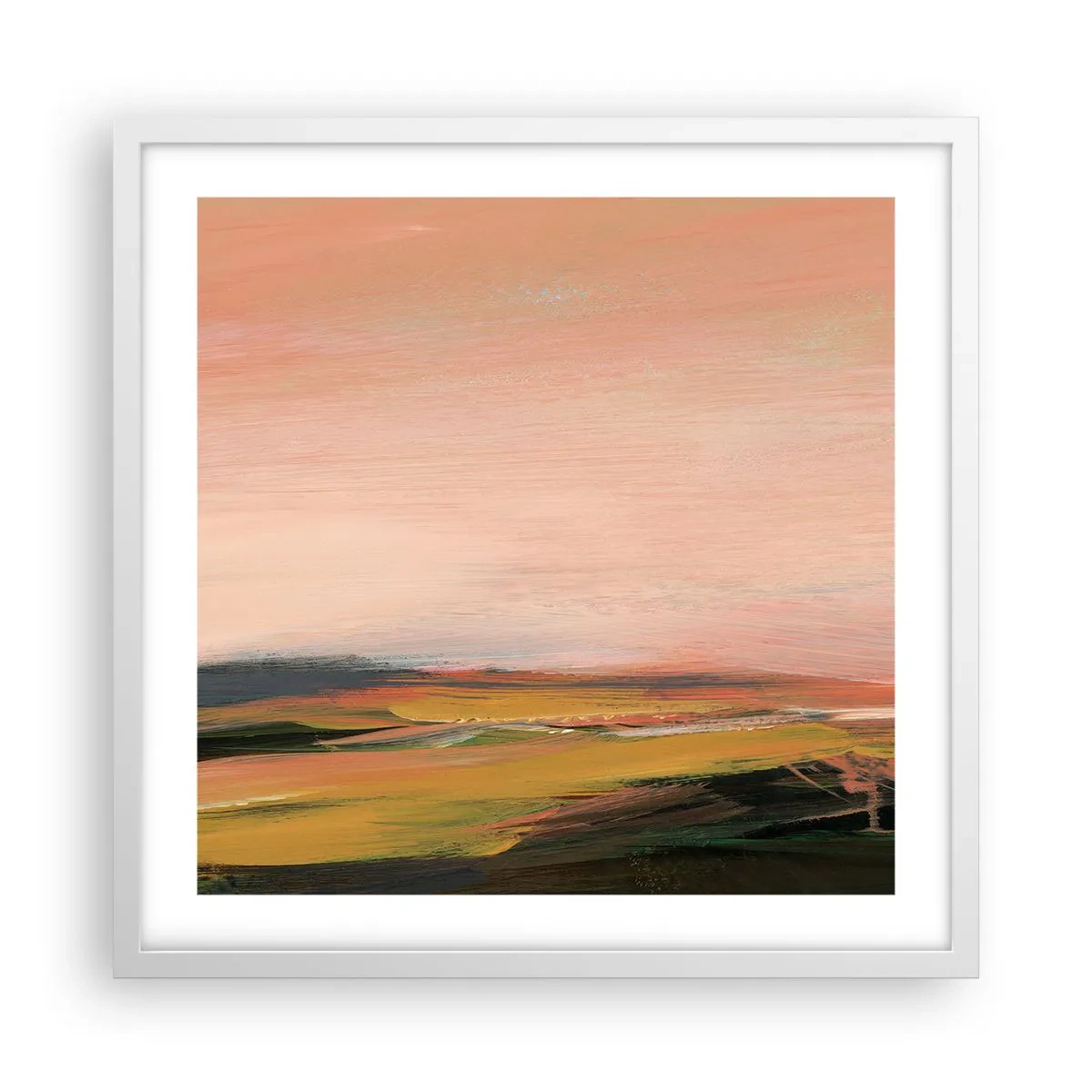 Poster in white frmae - In Pink Tones - 50x50 cm