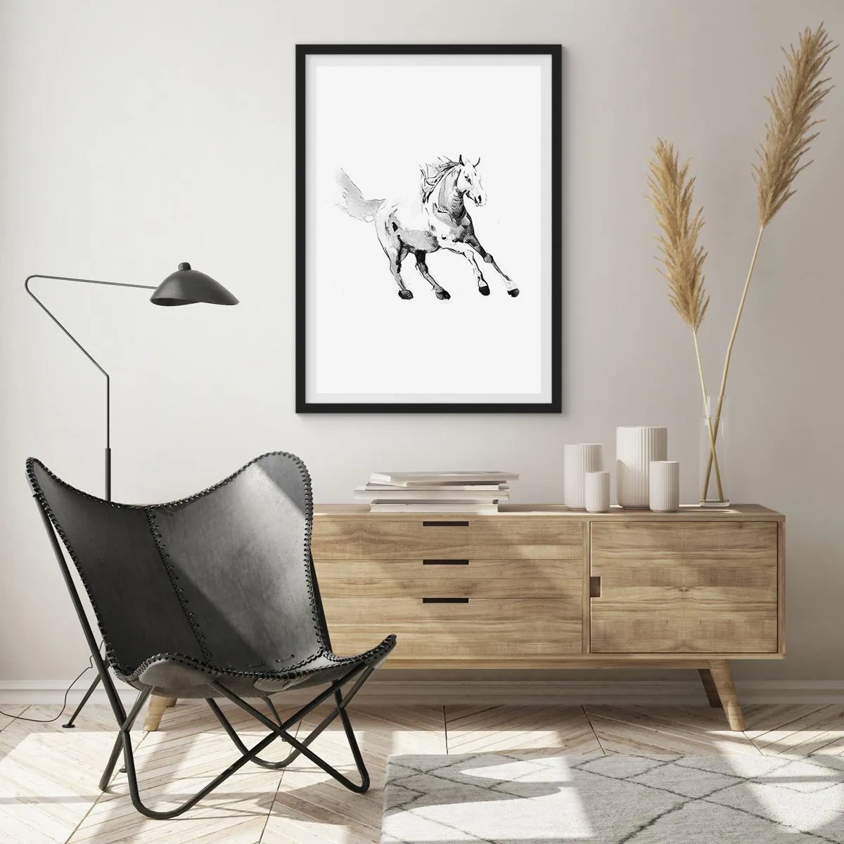 Poster in black frame - Untamed Soul - 61x91 cm