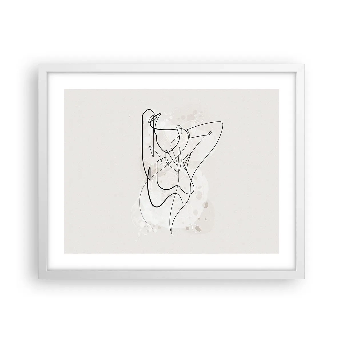 Poster in white frmae - Art of Seduction - 50x40 cm