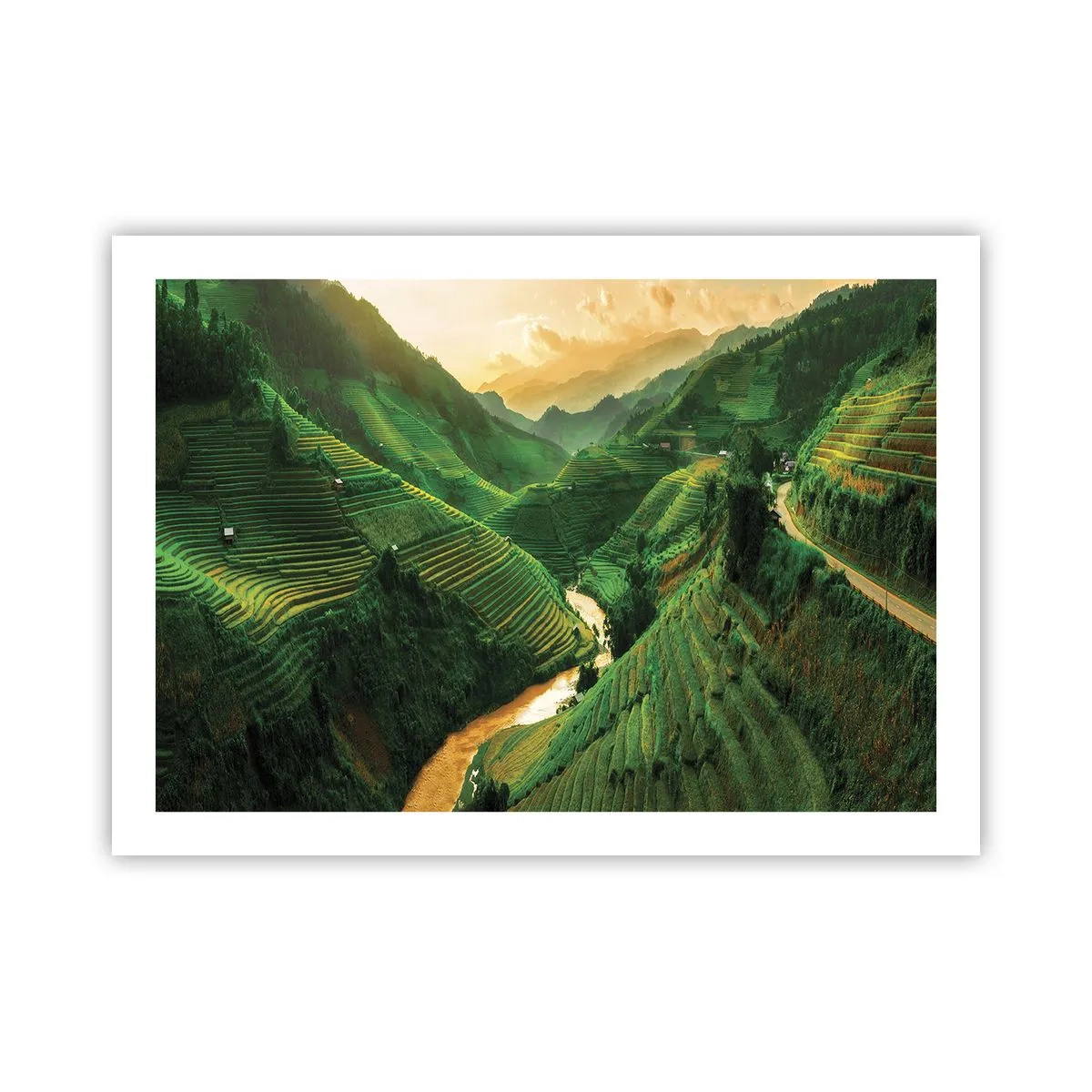 Poster - Vietnamese Valley - 70x50 cm