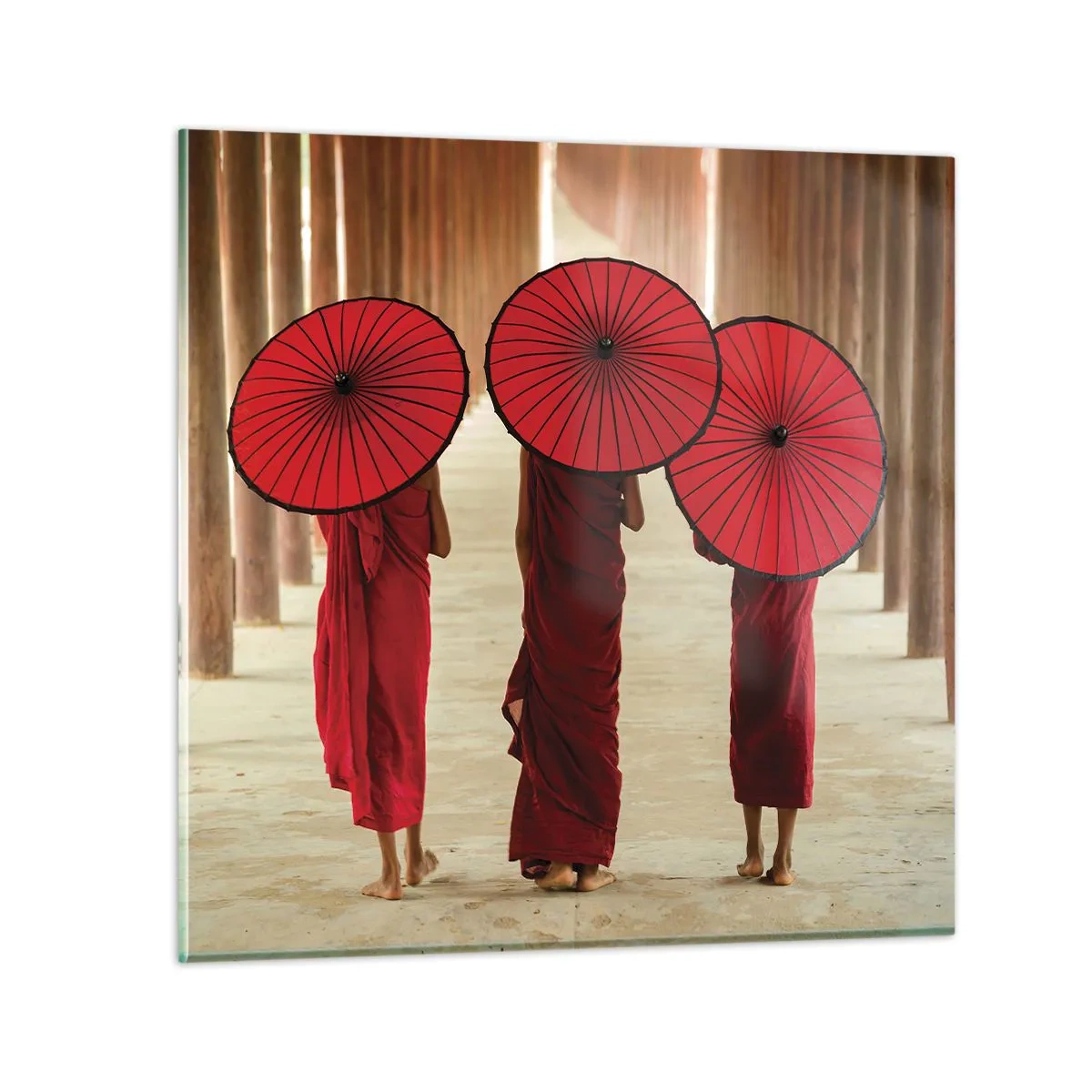 Glass picture - On the Way to Pure Country - 70x70 cm