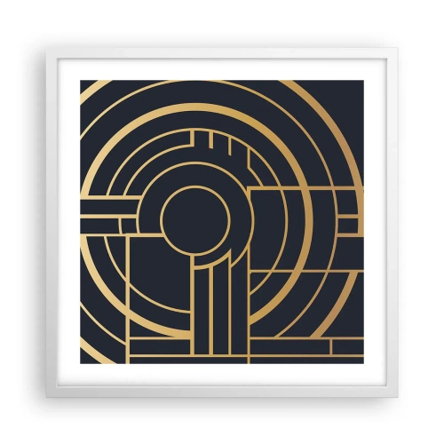 Poster in white frmae - Tour of Things - 50x50 cm