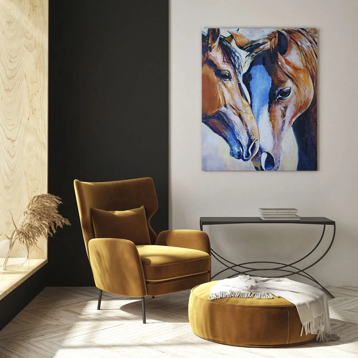 Glass picture - Is This Friendship Or Love? - 80x120 cm