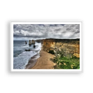 Poster in white frmae - Raw Beauty - 100x70 cm