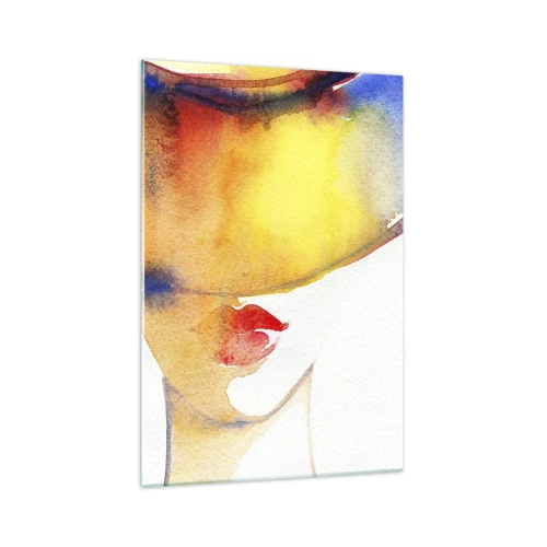Glass picture - Portrait of a Lady - 70x100 cm