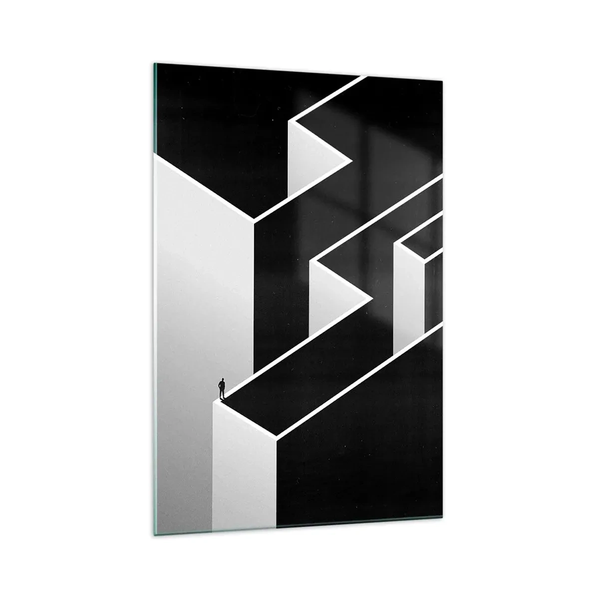 Glass picture - Solitude at the Top - 70x100 cm