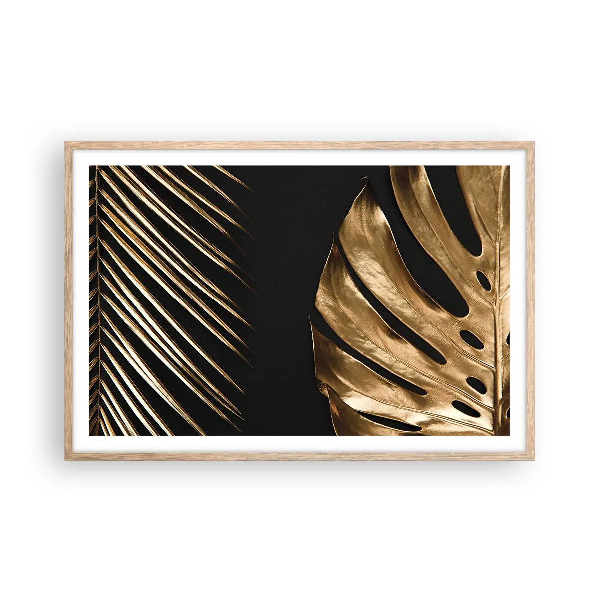 Poster in light oak frame - Different but Equally Exepnsive - 91x61 cm