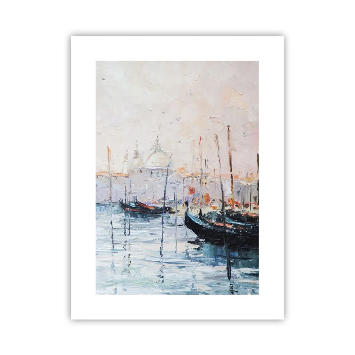 Poster - Behind Water behind Fog - 30x40 cm