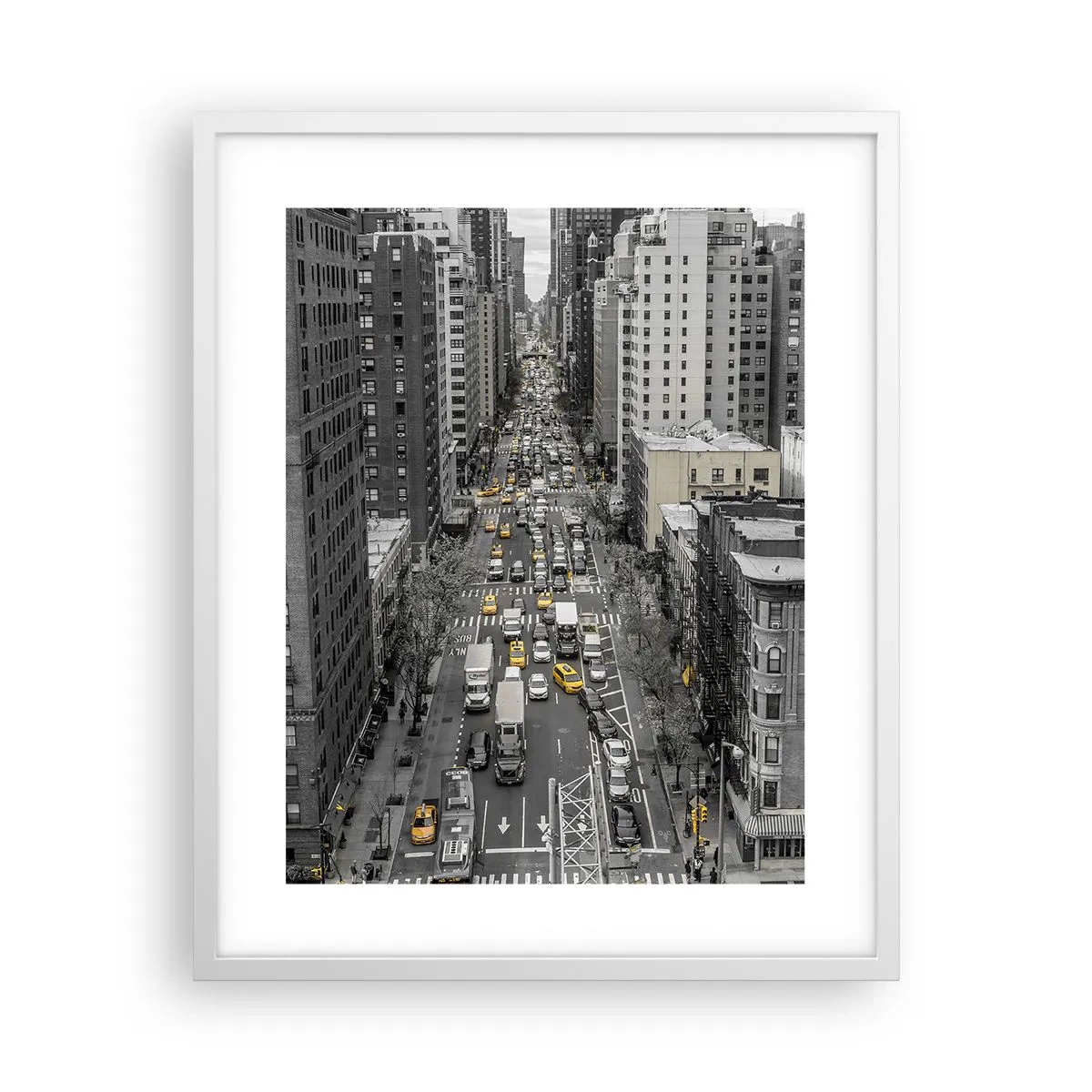 Poster in white frmae - New York Life - 40x50 cm