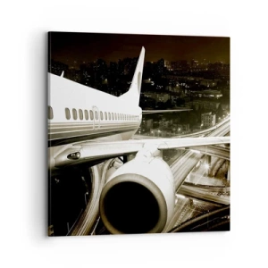 Canvas picture - Flying into the Night - 70x70 cm