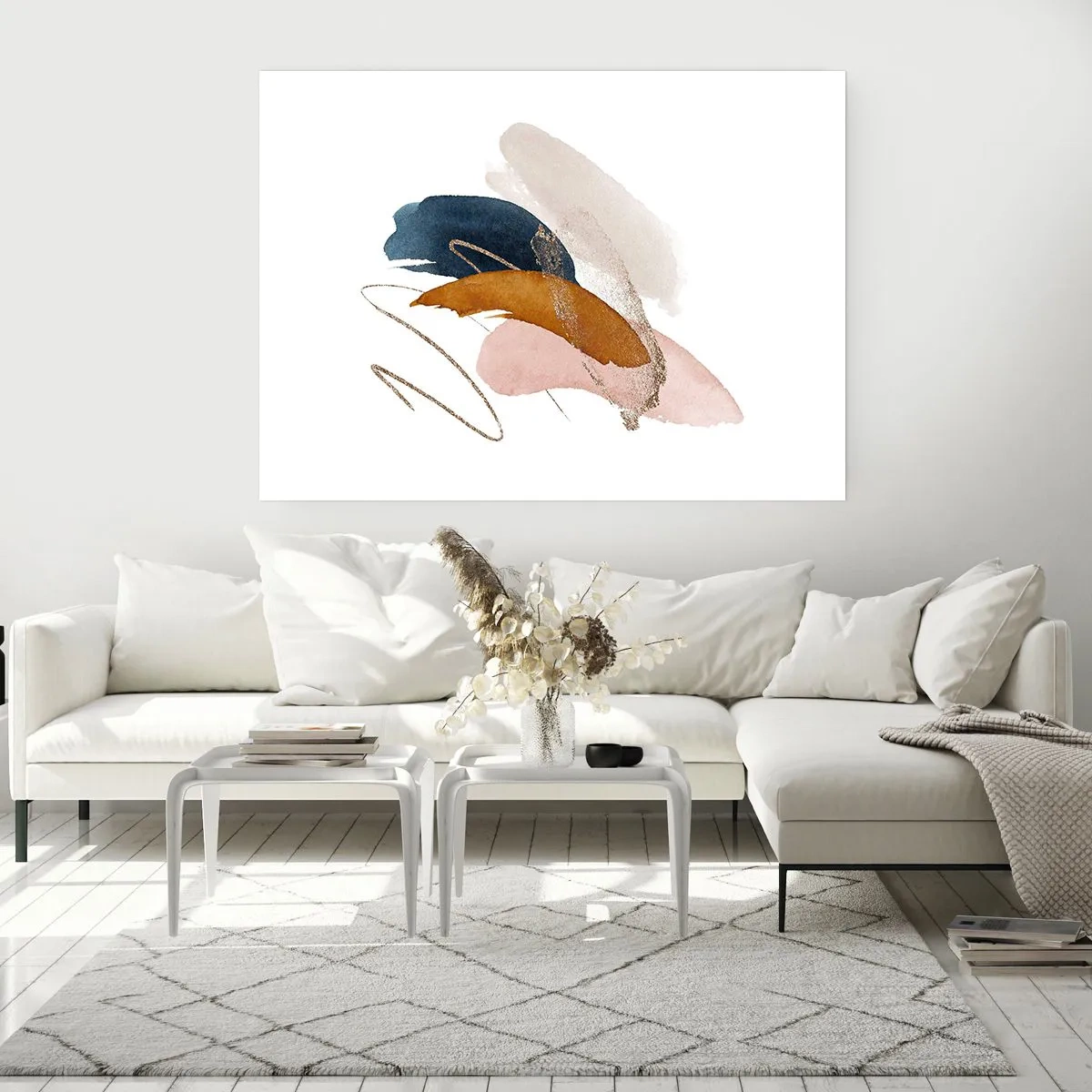Poster - Composition with Wings - 70x50 cm