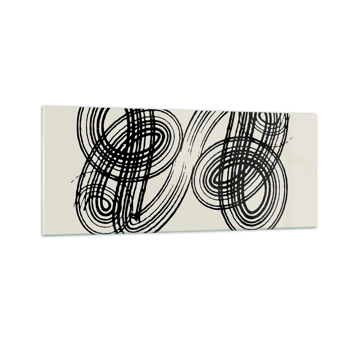 Glass picture - Spontaneous Result - 100x40 cm
