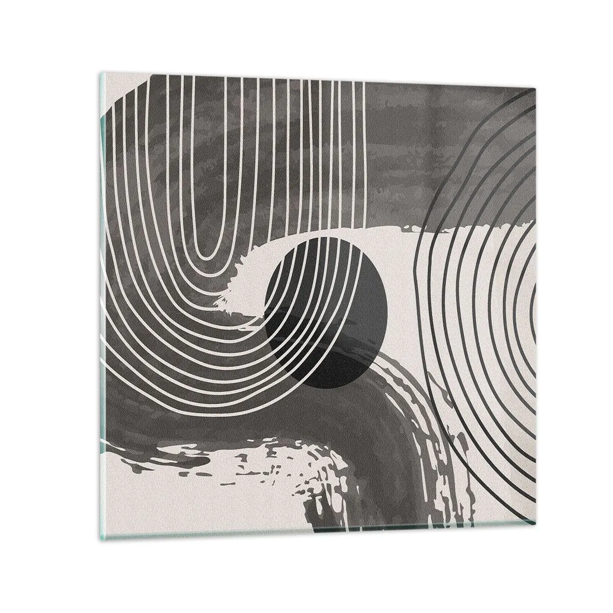 Glass picture - Oval Wins - 60x60 cm