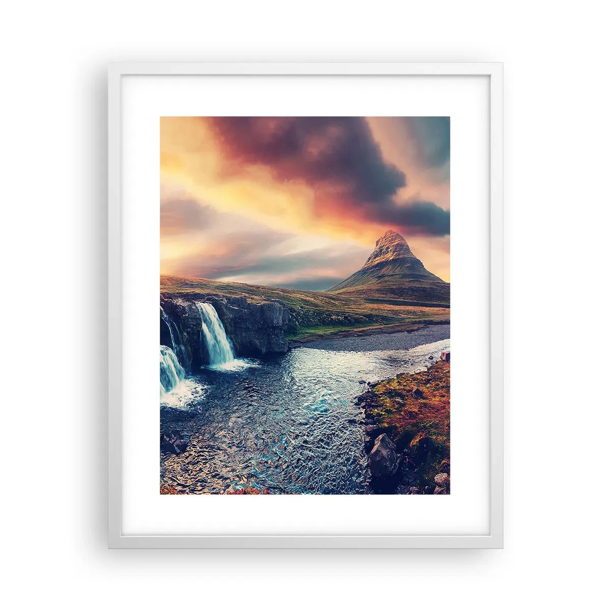Poster in white frmae - In Majesty of Nature - 40x50 cm
