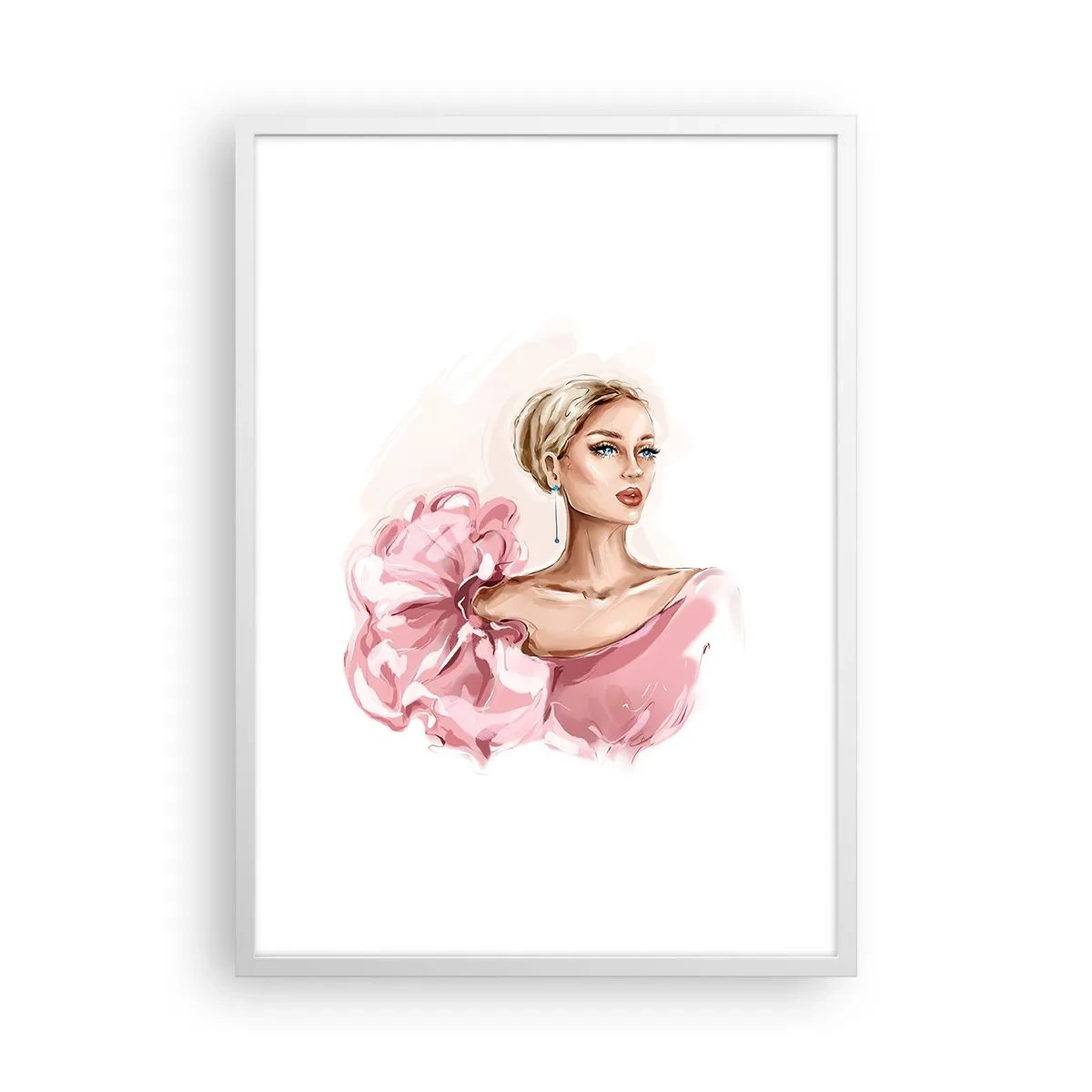 Poster in white frmae - Like a Painitng - 50x70 cm