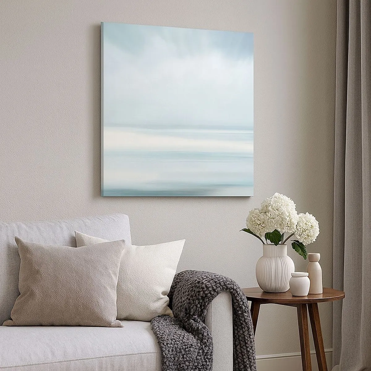 Canvas picture - Calm up to the Horizon - 30x30 cm