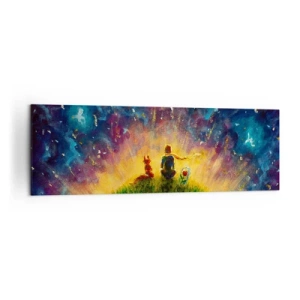 Canvas picture - Love and Friendship - Whole World - 160x50 cm