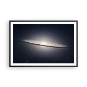 Poster in black frame - A Long Time Ago in a Distant Galaxy - 91x61 cm