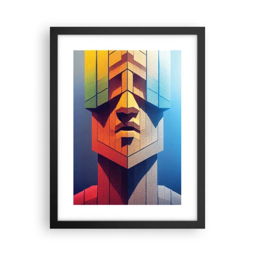 Poster in black frame - Man of Principles - 30x40 cm