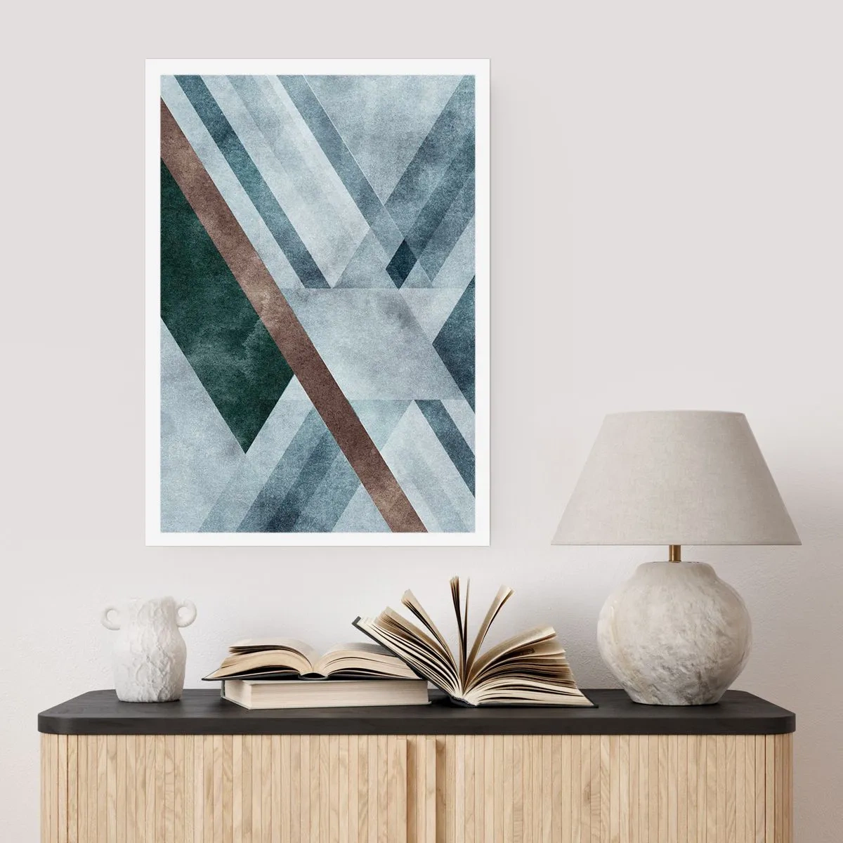 Poster - Refined Elegance of Geometry - 50x70 cm
