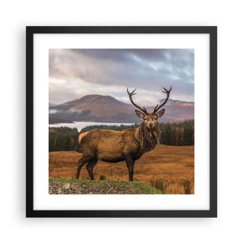 Poster in black frame - Majesty of Nature - 40x40 cm