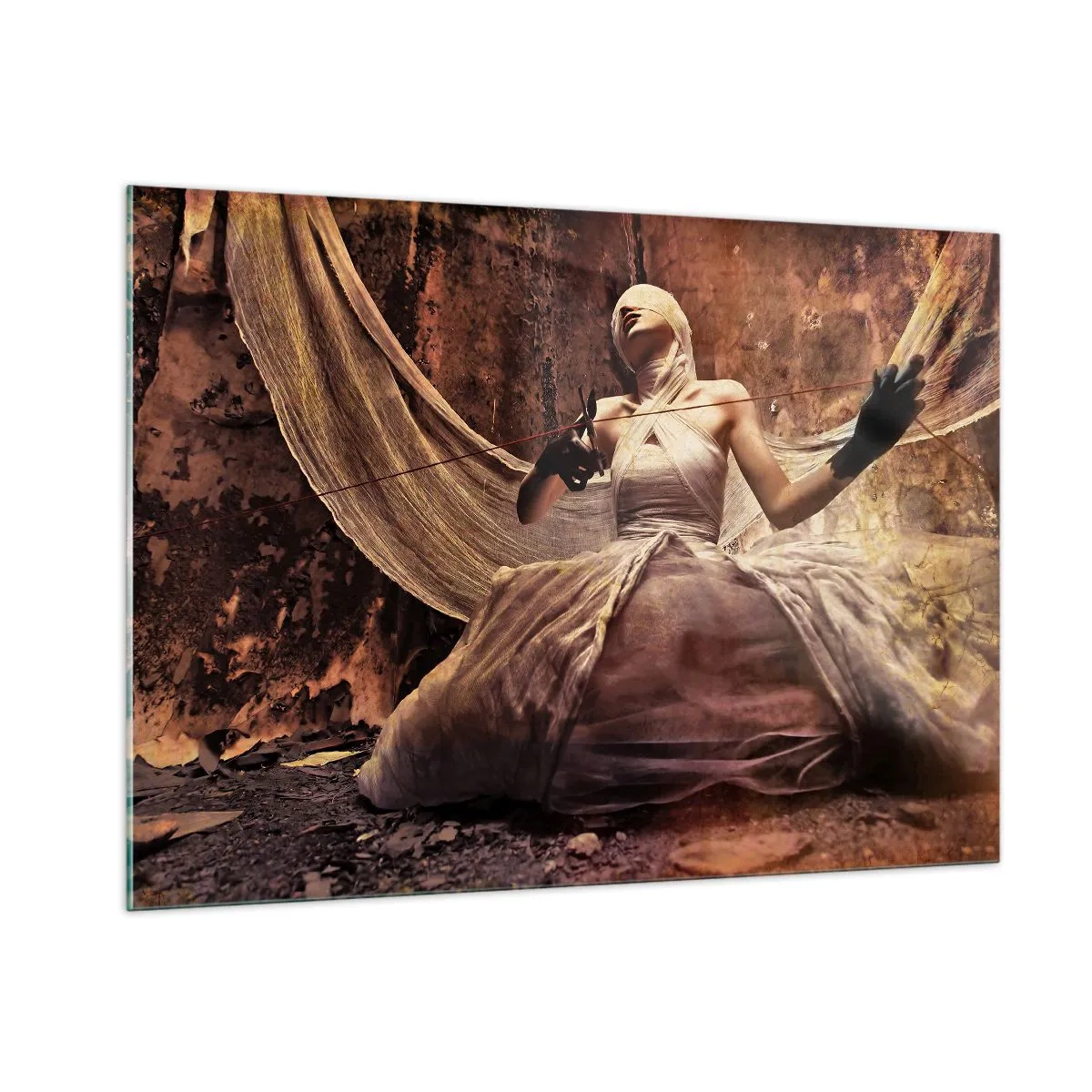 Glass picture - Godess of Destiny - 100x70 cm