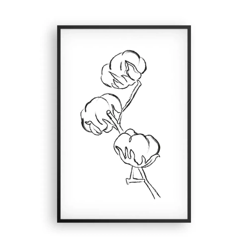 Poster in black frame - Cotton Fluff - 61x91 cm