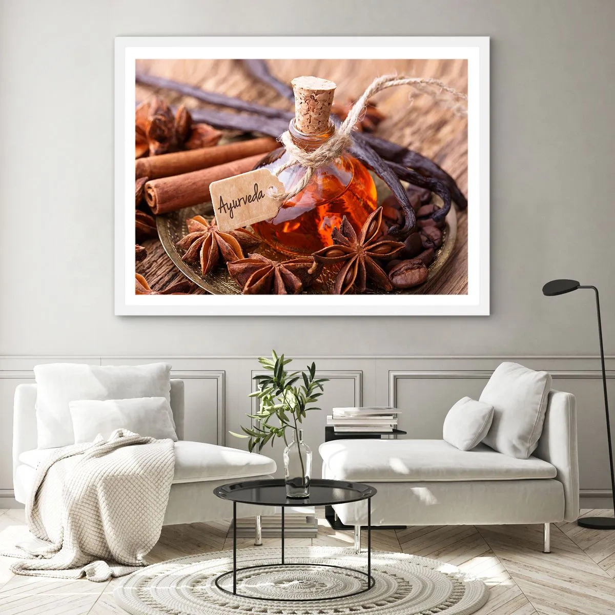 Poster in white frmae - Unity of Body and Spirit - 91x61 cm