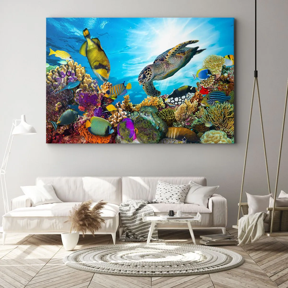 Canvas picture - Coral Promenade - 120x80 cm