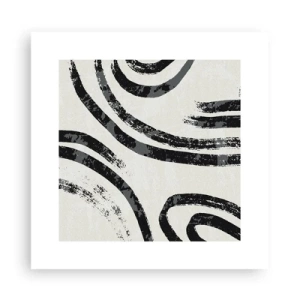 Poster - Stopped Half Way - 30x30 cm